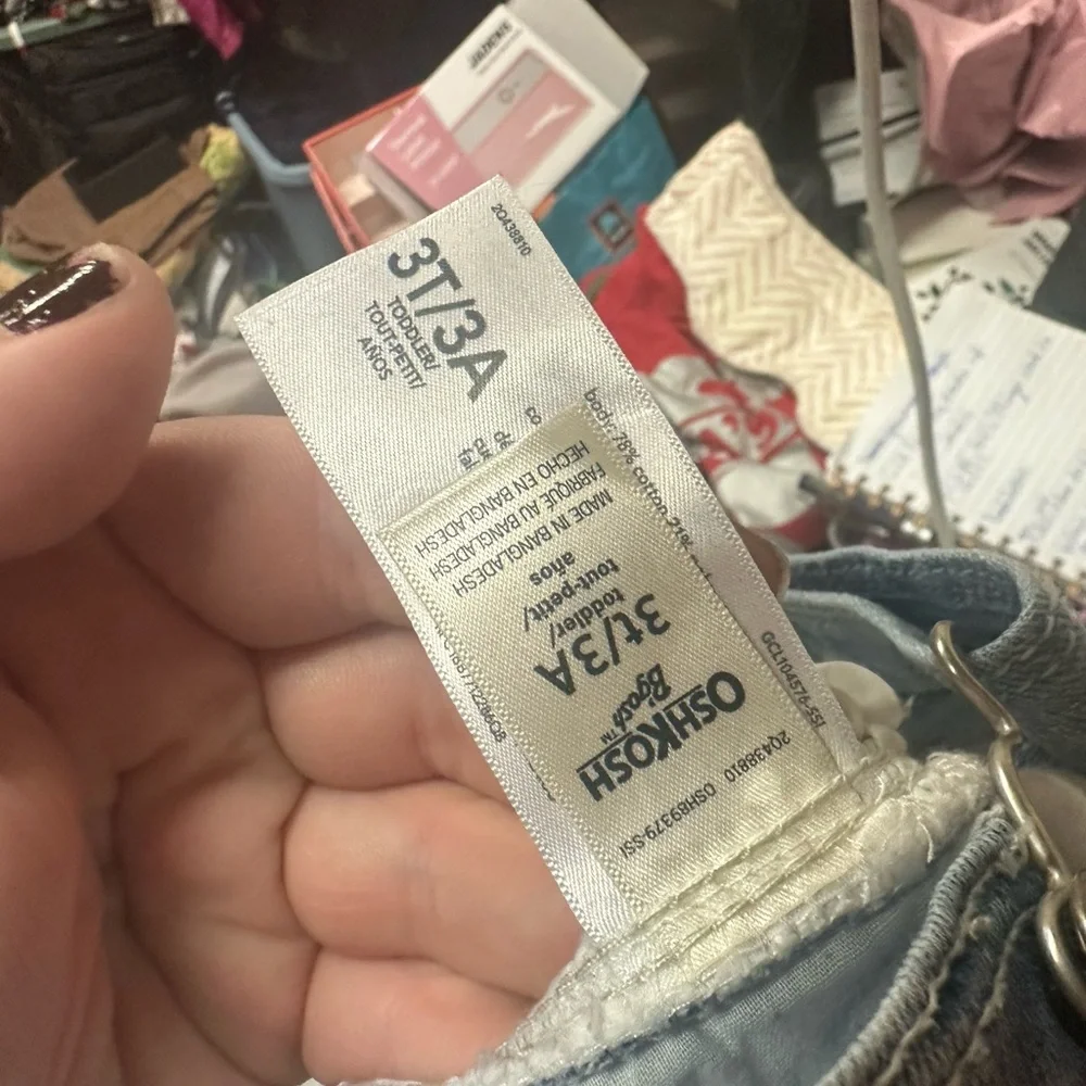 OshKosh B'gosh‎ Denim and Eyelet Overalls